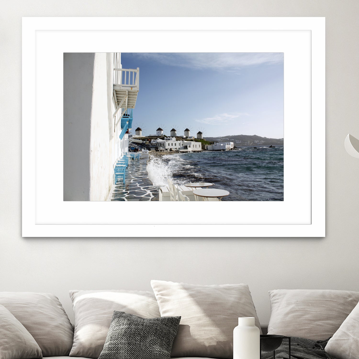 Mykonos by Angeliki Antimisari on GIANT ART - blue photo manipulation