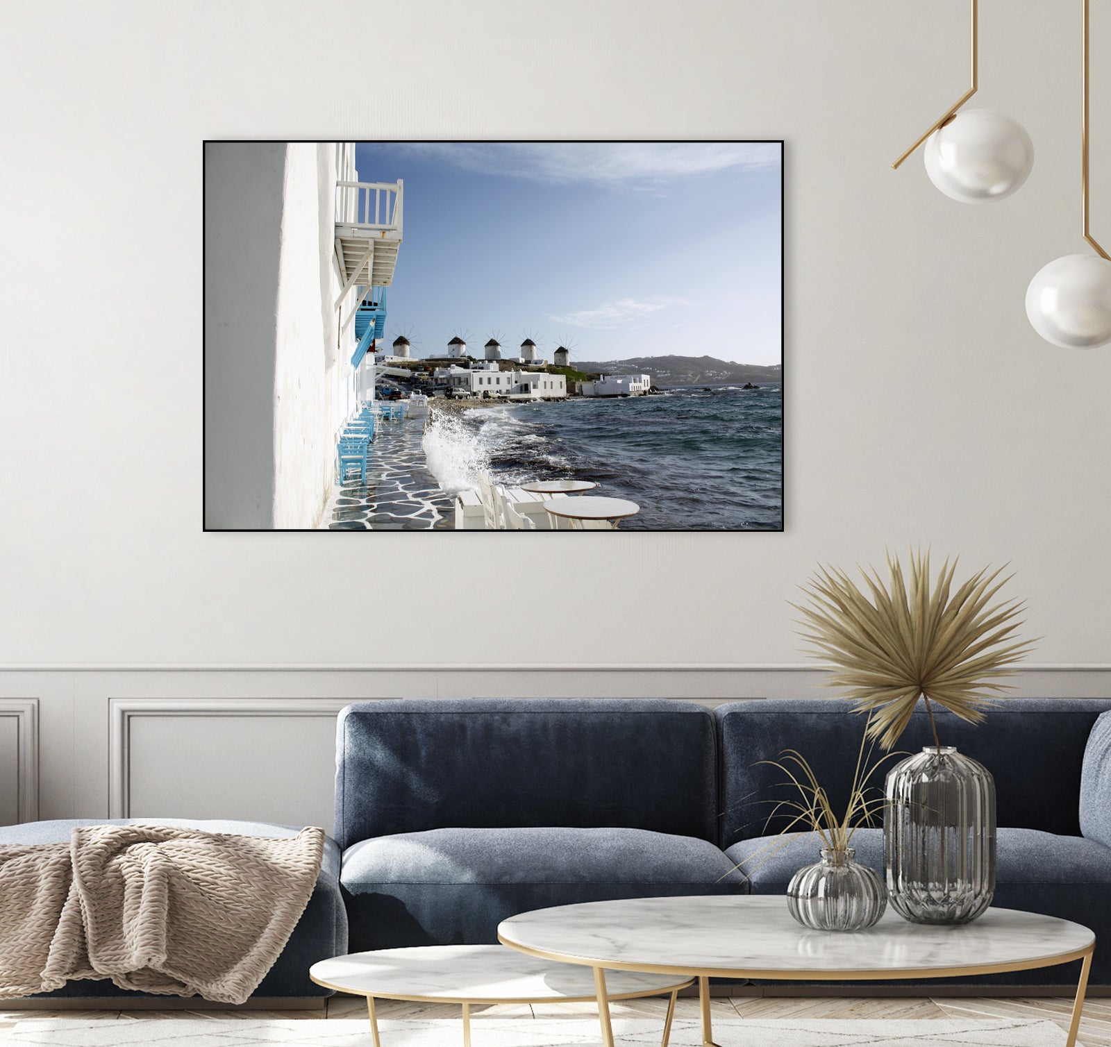 Mykonos by Angeliki Antimisari on GIANT ART - blue photo manipulation