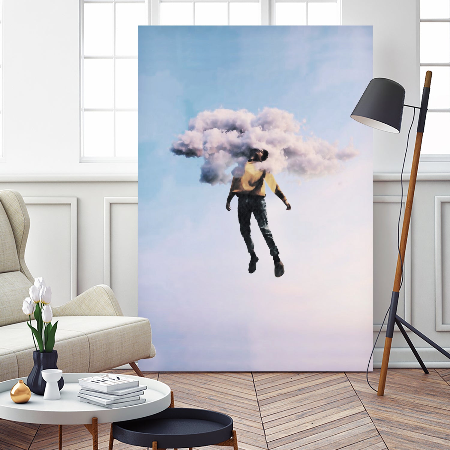 Dreams and Clouds by Menelaos Trompoukis on GIANT ART - blue digital painting