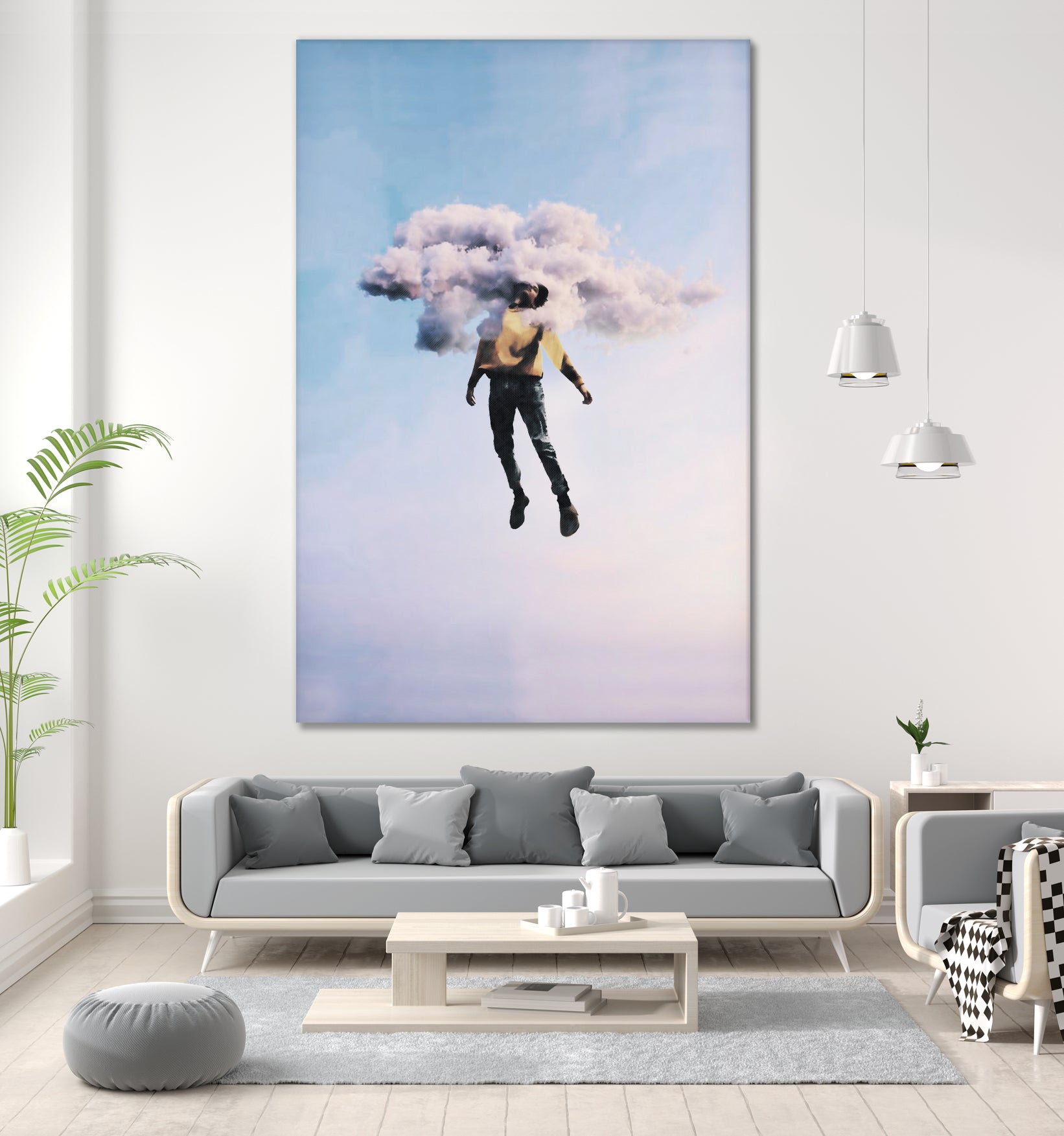 Dreams and Clouds by Menelaos Trompoukis on GIANT ART - blue digital painting