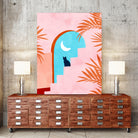 Catrospection by Uma Gokhale on GIANT ART - orange digital painting