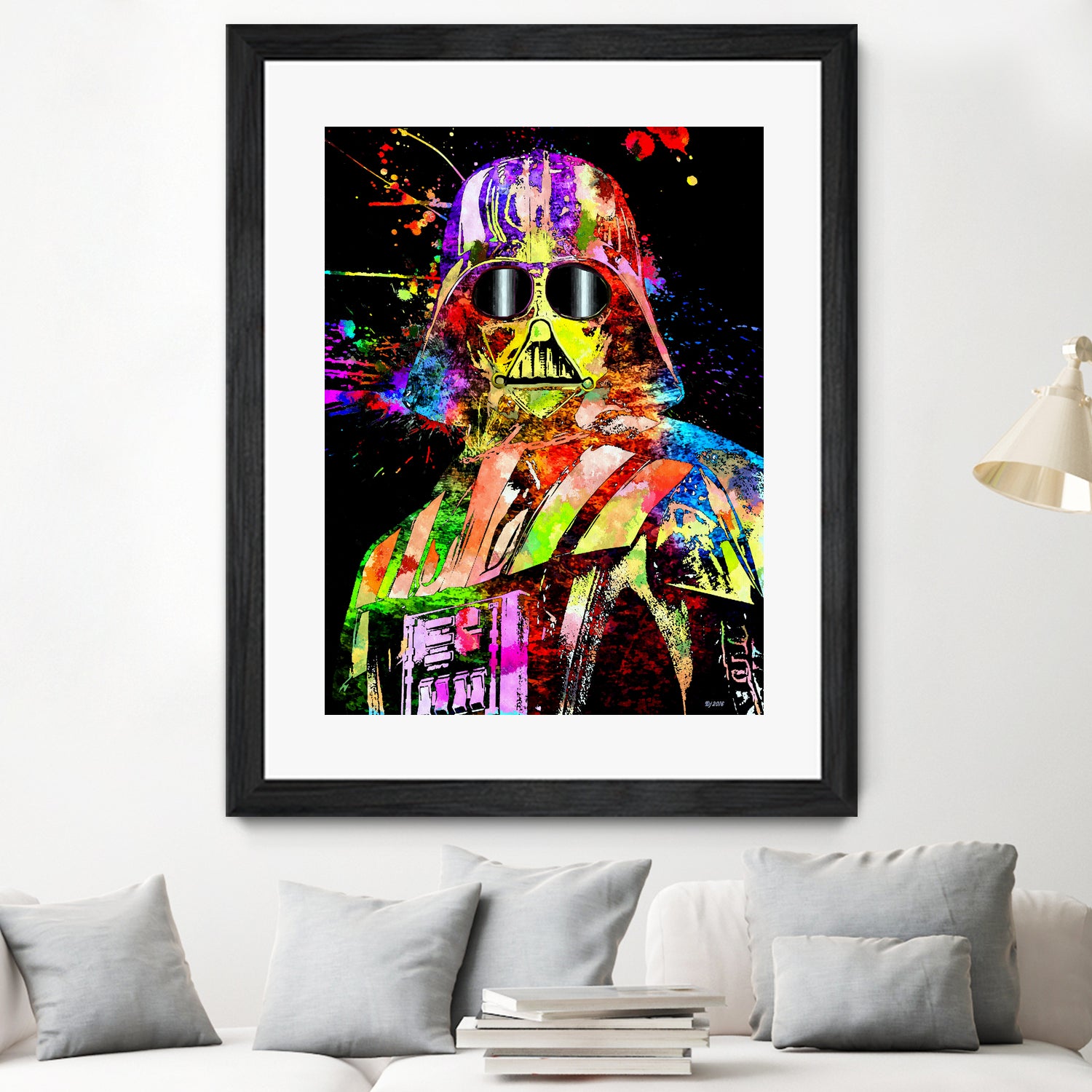 Darth Star Wars Show by Daniel Janda on GIANT ART - yellow digital painting