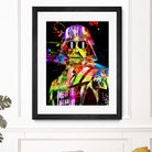 Darth Star Wars Show by Daniel Janda on GIANT ART - yellow digital painting