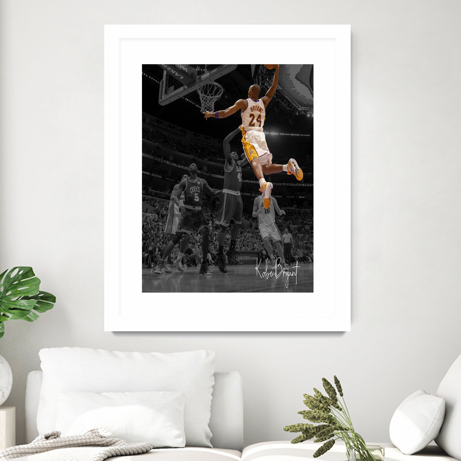 Kobe Bryant Basketball by Septiyan Nugroho on GIANT ART - white digital painting