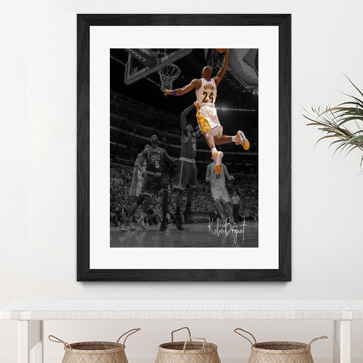 Kobe Bryant Basketball by Septiyan Nugroho on GIANT ART - white digital painting