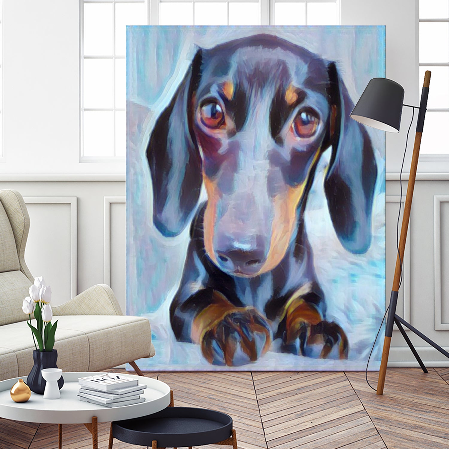 Daisy by Mary Carnot on GIANT ART - black digital painting