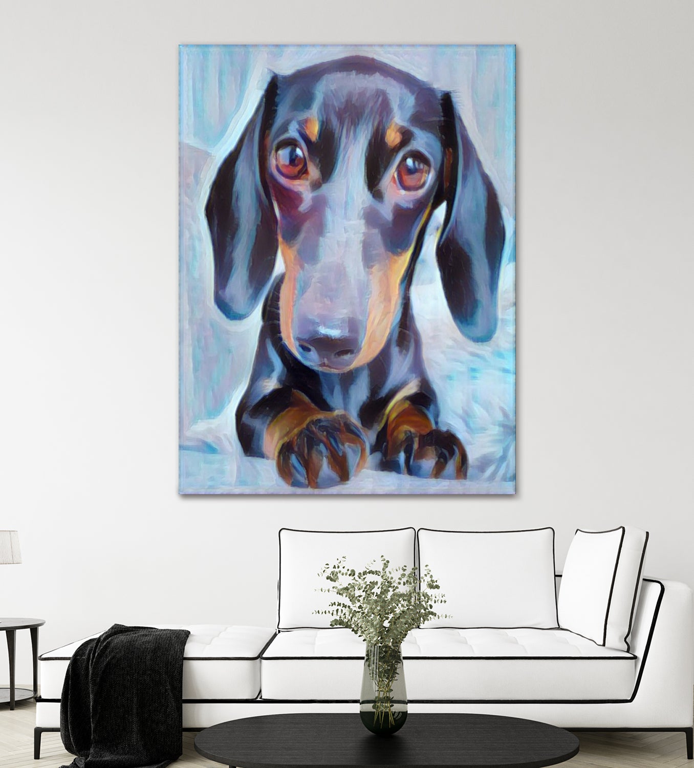 Daisy by Mary Carnot on GIANT ART - black digital painting