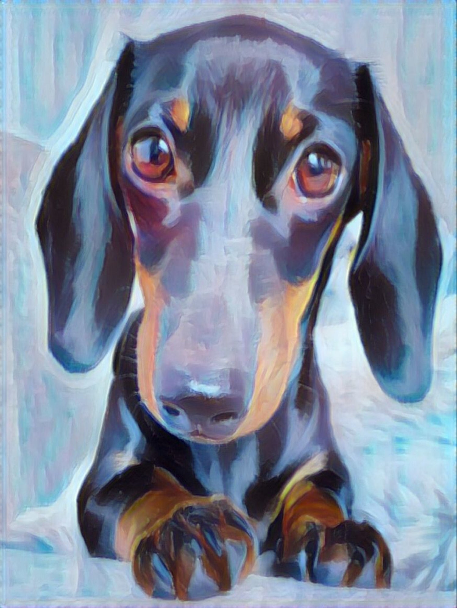 Daisy by Mary Carnot on GIANT ART - black digital painting