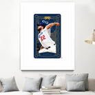 Dodgers Tarot: The Magician by Claudia Labarca on GIANT ART - blue digital painting