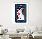 Dodgers Tarot: The Magician by Claudia Labarca on GIANT ART - blue digital painting