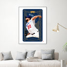 Dodgers Tarot: The Magician by Claudia Labarca on GIANT ART - blue digital painting