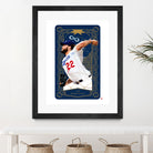 Dodgers Tarot: The Magician by Claudia Labarca on GIANT ART - blue digital painting