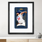 Dodgers Tarot: The Magician by Claudia Labarca on GIANT ART - blue digital painting