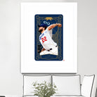 Dodgers Tarot: The Magician by Claudia Labarca on GIANT ART - blue digital painting