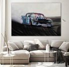 Hoonicorn Drift Car II by João Bello on GIANT ART - blue mixed media