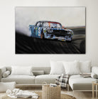 Hoonicorn Drift Car II by João Bello on GIANT ART - blue mixed media