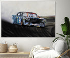 Hoonicorn Drift Car II by João Bello on GIANT ART - blue mixed media