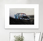 Hoonicorn Drift Car II by João Bello on GIANT ART - blue mixed media