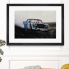 Hoonicorn Drift Car II by João Bello on GIANT ART - blue mixed media