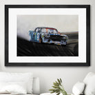 Hoonicorn Drift Car II by João Bello on GIANT ART - blue mixed media