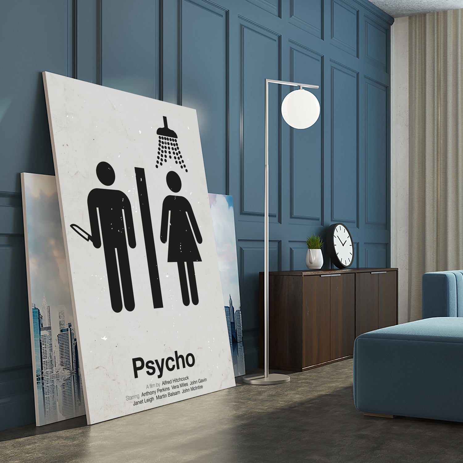 Psycho by Viktor Hertz on GIANT ART - gray vector illustration