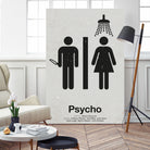 Psycho by Viktor Hertz on GIANT ART - gray vector illustration