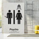 Psycho by Viktor Hertz on GIANT ART - gray vector illustration