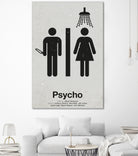 Psycho by Viktor Hertz on GIANT ART - gray vector illustration