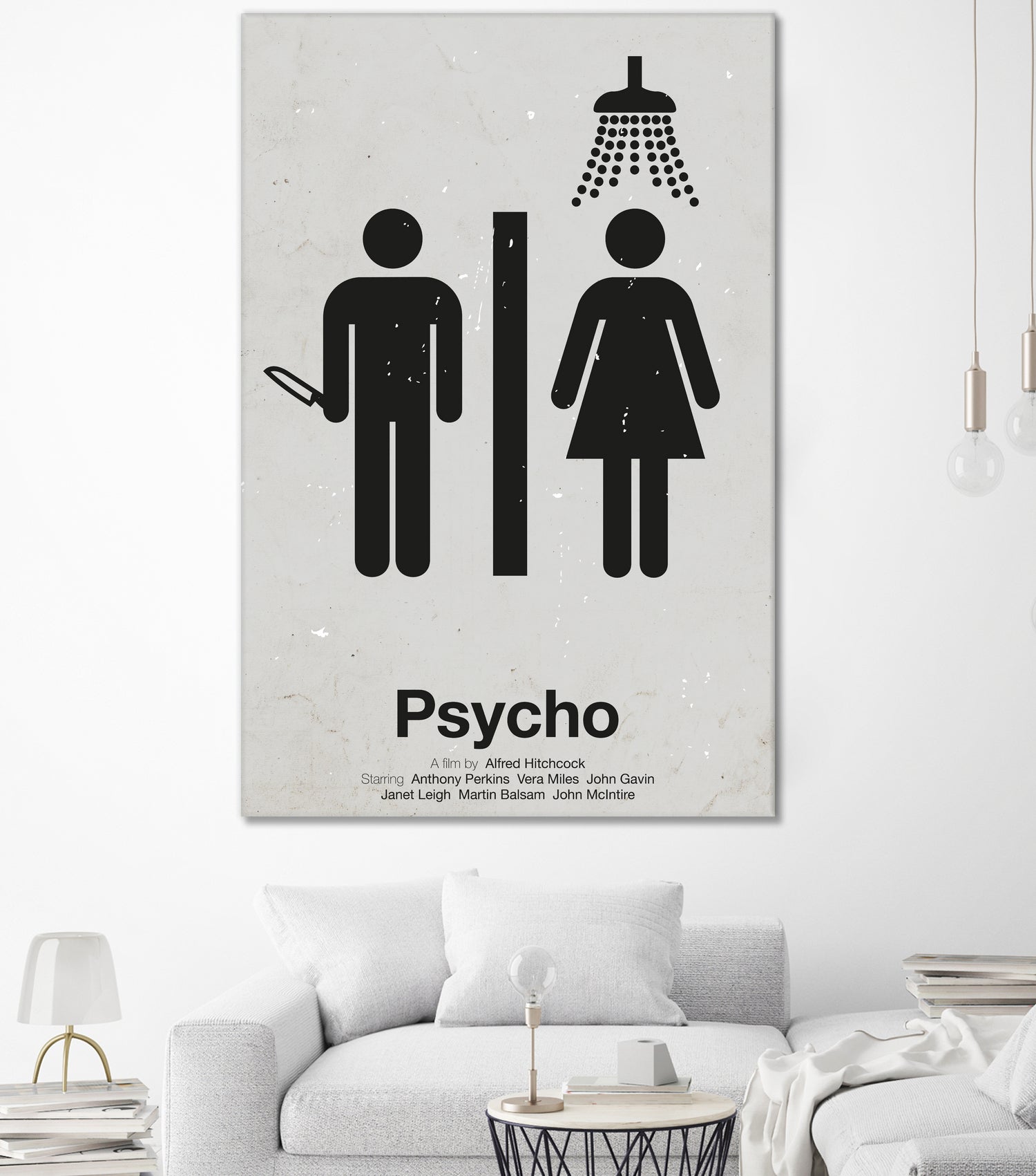 Psycho by Viktor Hertz on GIANT ART - gray vector illustration