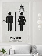 Psycho by Viktor Hertz on GIANT ART - gray vector illustration