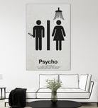 Psycho by Viktor Hertz on GIANT ART - gray vector illustration