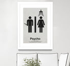 Psycho by Viktor Hertz on GIANT ART - gray vector illustration