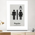 Psycho by Viktor Hertz on GIANT ART - gray vector illustration