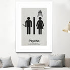 Psycho by Viktor Hertz on GIANT ART - gray vector illustration