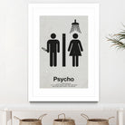 Psycho by Viktor Hertz on GIANT ART - gray vector illustration