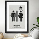 Psycho by Viktor Hertz on GIANT ART - gray vector illustration