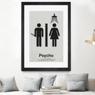 Psycho by Viktor Hertz on GIANT ART - gray vector illustration