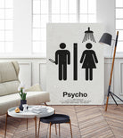 Psycho by Viktor Hertz on GIANT ART - gray vector illustration