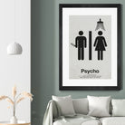 Psycho by Viktor Hertz on GIANT ART - gray vector illustration