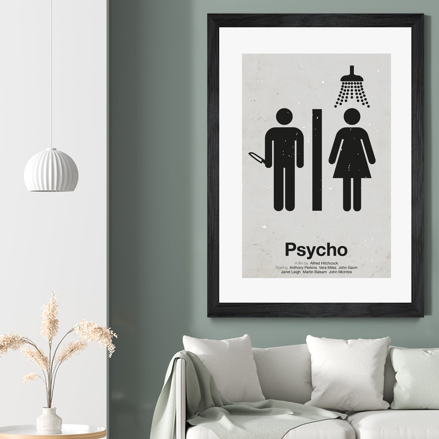 Psycho by Viktor Hertz on GIANT ART - gray vector illustration