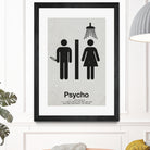 Psycho by Viktor Hertz on GIANT ART - gray vector illustration