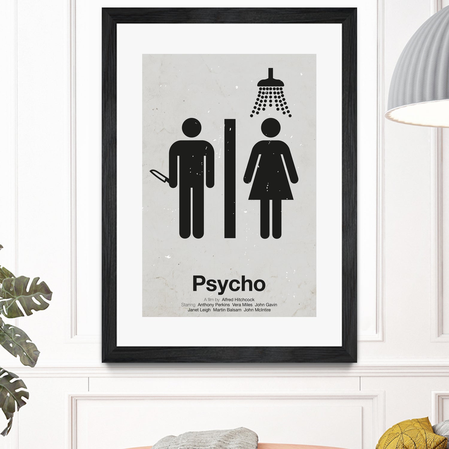 Psycho by Viktor Hertz on GIANT ART - gray vector illustration