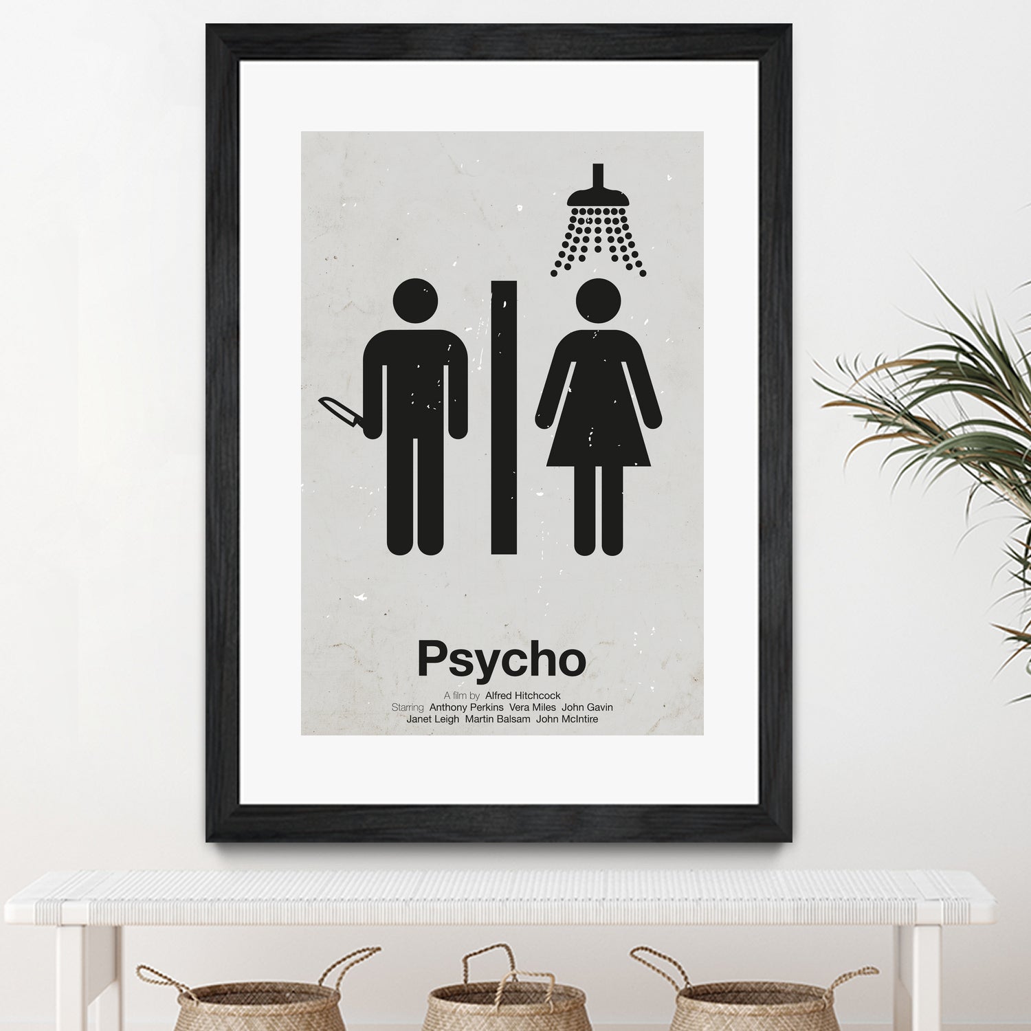 Psycho by Viktor Hertz on GIANT ART - gray vector illustration