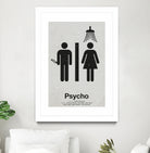 Psycho by Viktor Hertz on GIANT ART - gray vector illustration