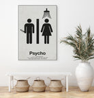 Psycho by Viktor Hertz on GIANT ART - gray vector illustration