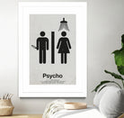 Psycho by Viktor Hertz on GIANT ART - gray vector illustration