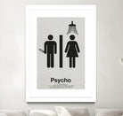 Psycho by Viktor Hertz on GIANT ART - gray vector illustration