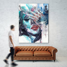 Fade away by Doriana Popa on GIANT ART - blue digital painting