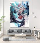 Fade away by Doriana Popa on GIANT ART - blue digital painting