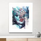 Fade away by Doriana Popa on GIANT ART - blue digital painting